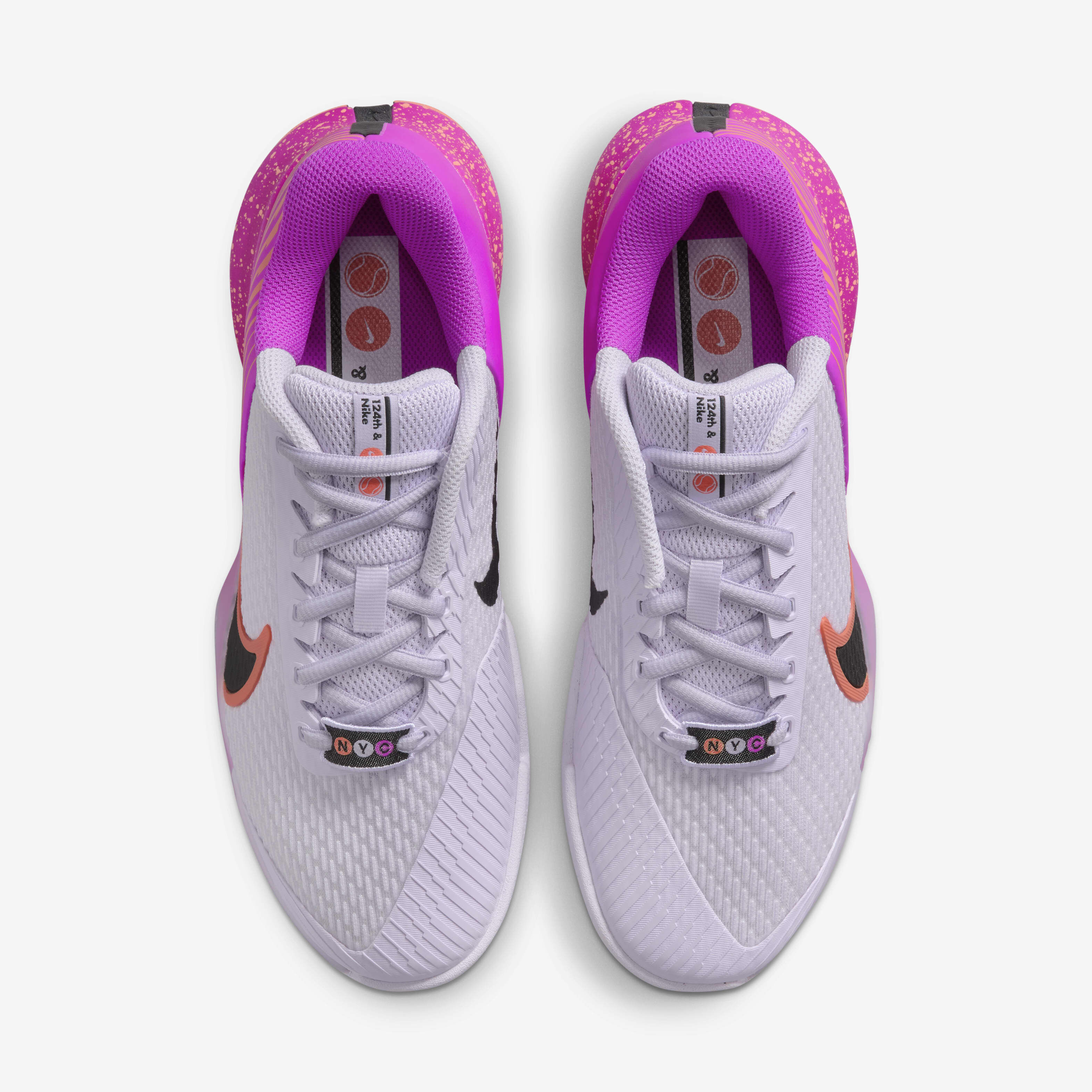Purple nike tennis shoes hot sale