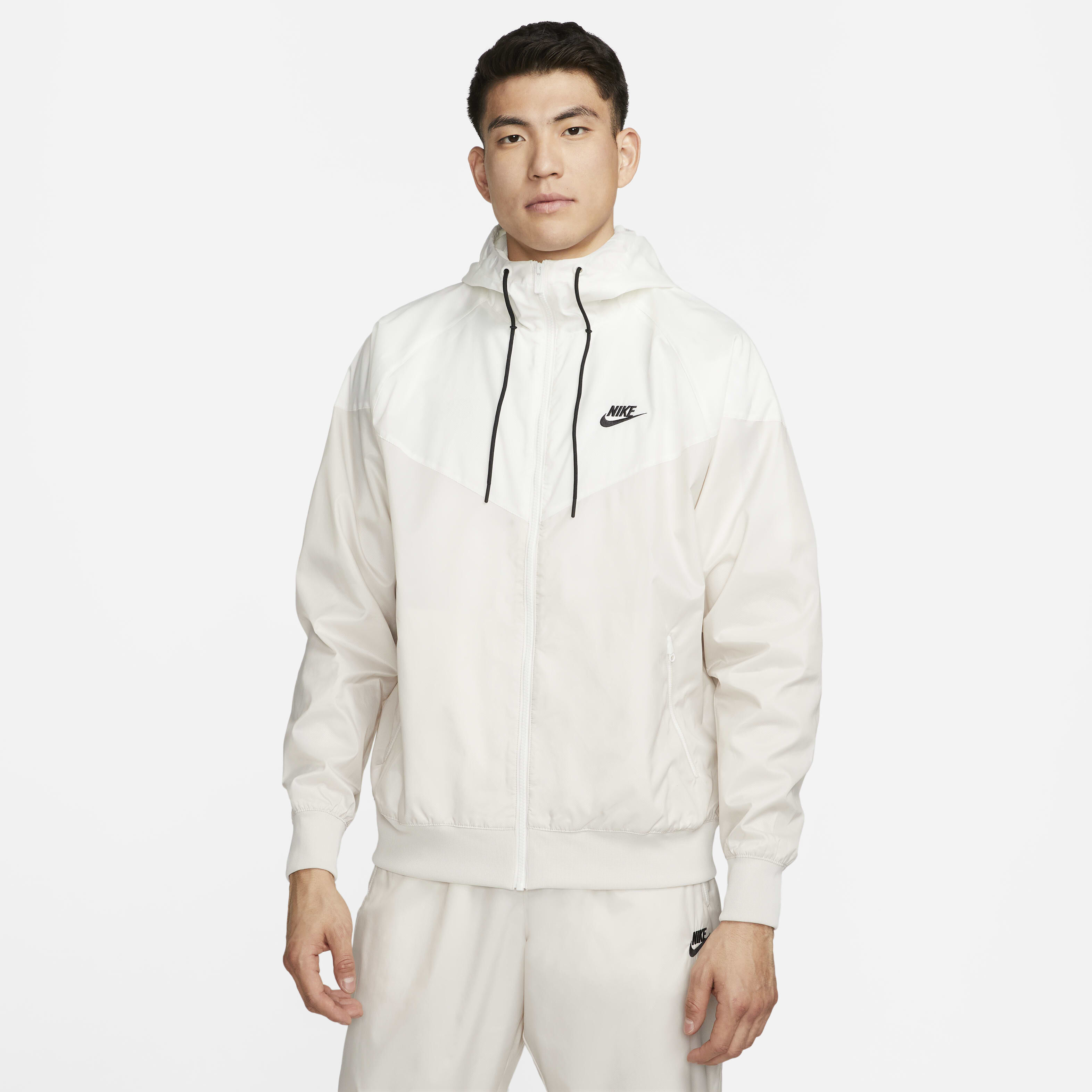 Buy Nike Sportswear Windrunner Men s Hooded Jacket Light Orewood Brown Sail Black Nike Saudi Official