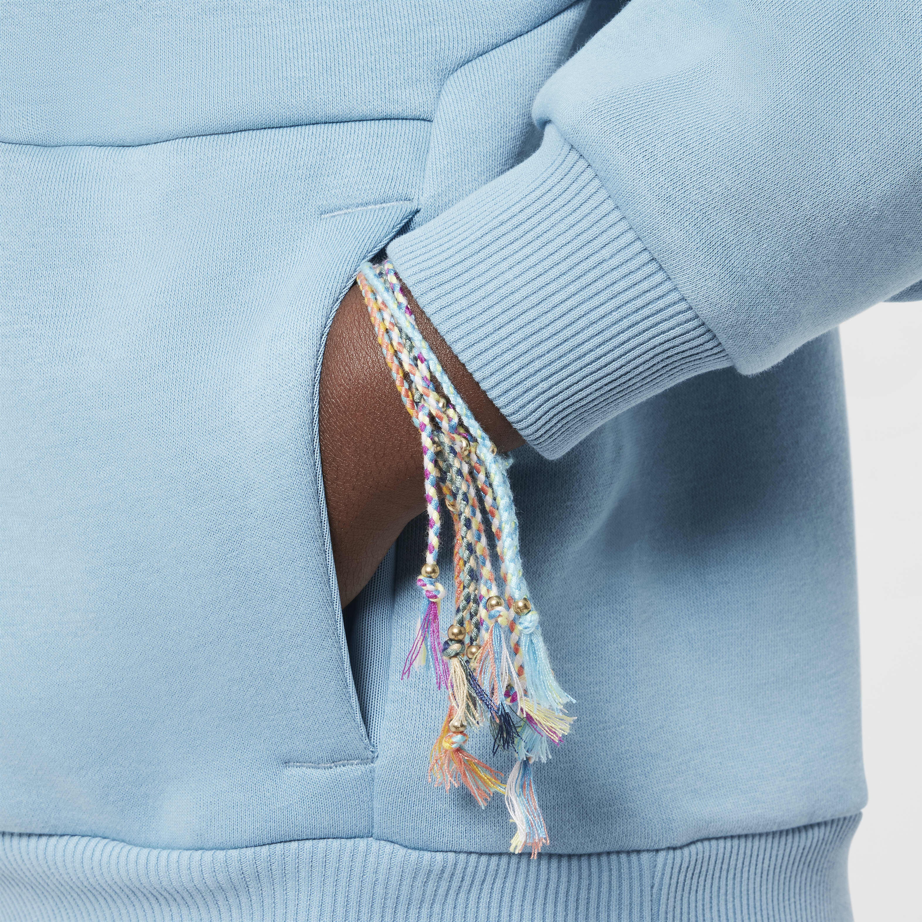 Nike sb icon light blue hoodie top