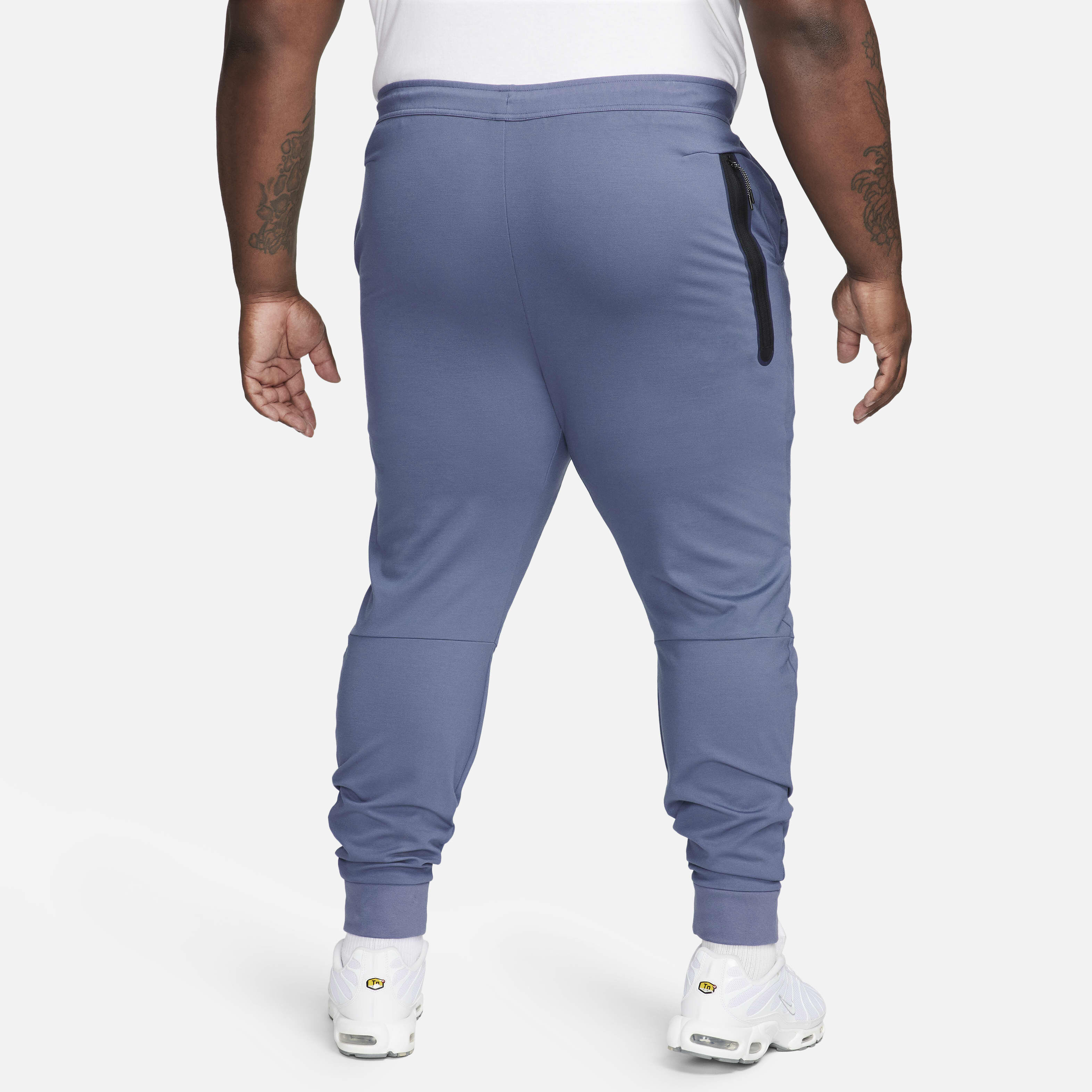 Buy Nike Sportswear Tech Fleece Lightweight Men s Slim Fit Jogger Tracksuit Bottoms Diffused Blue Diffused Blue Nike Saudi Official