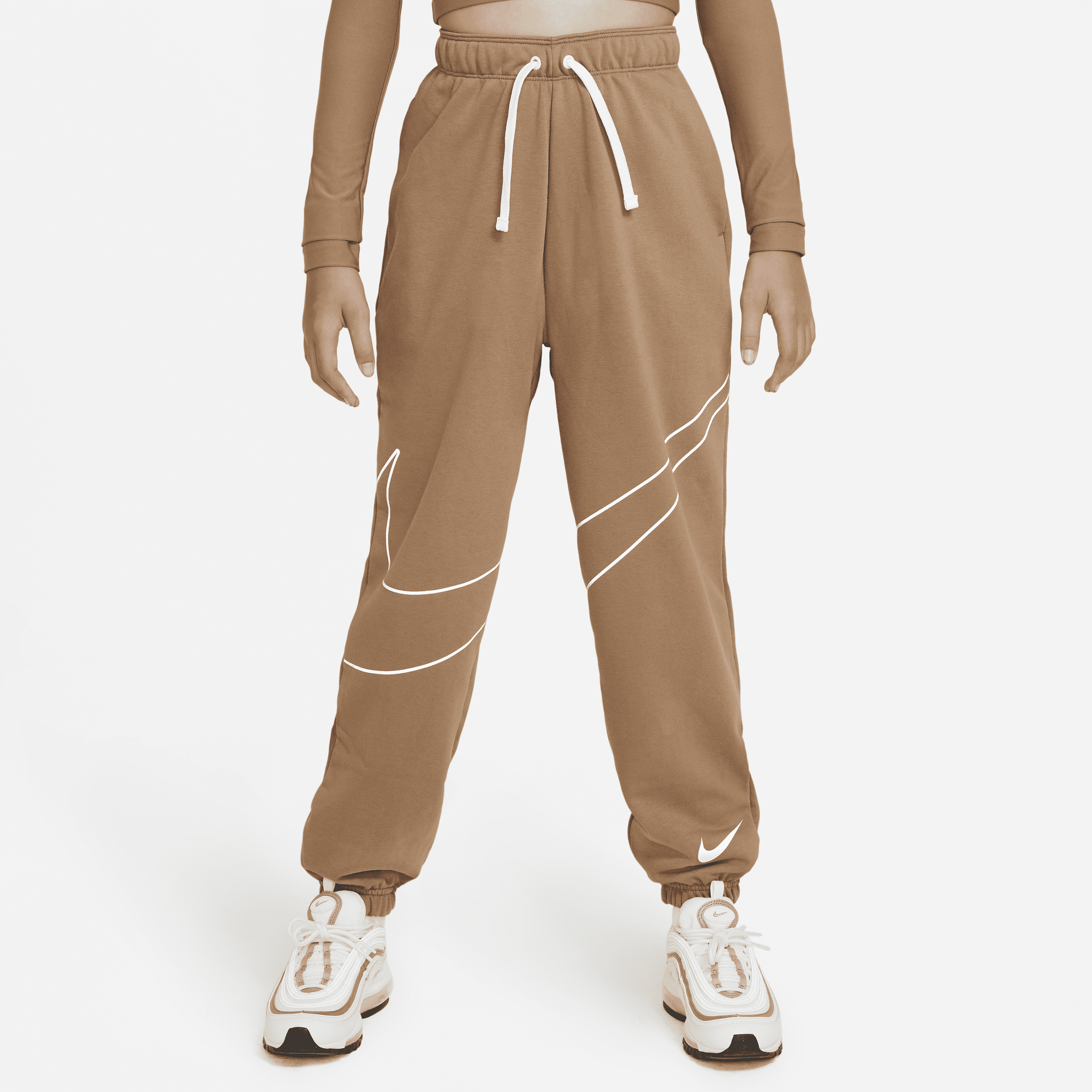 Shop Sportswear Older Kids Oversized Trousers Nike KSA
