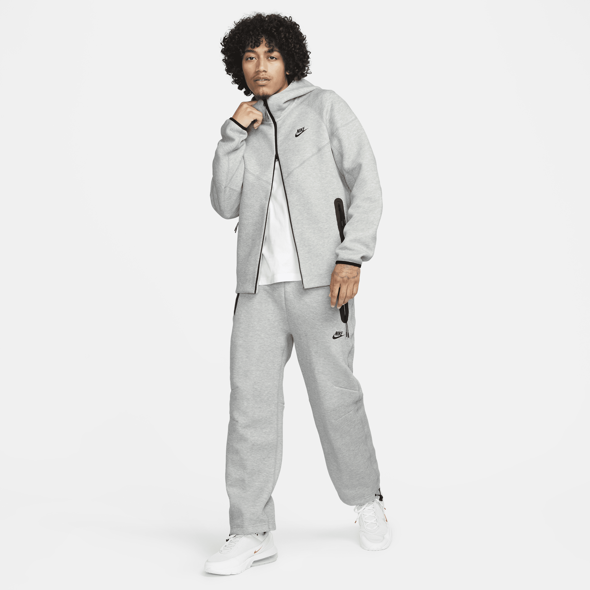 Shop Sportswear Tech Fleece Men s Open Hem Tracksuit Bottoms