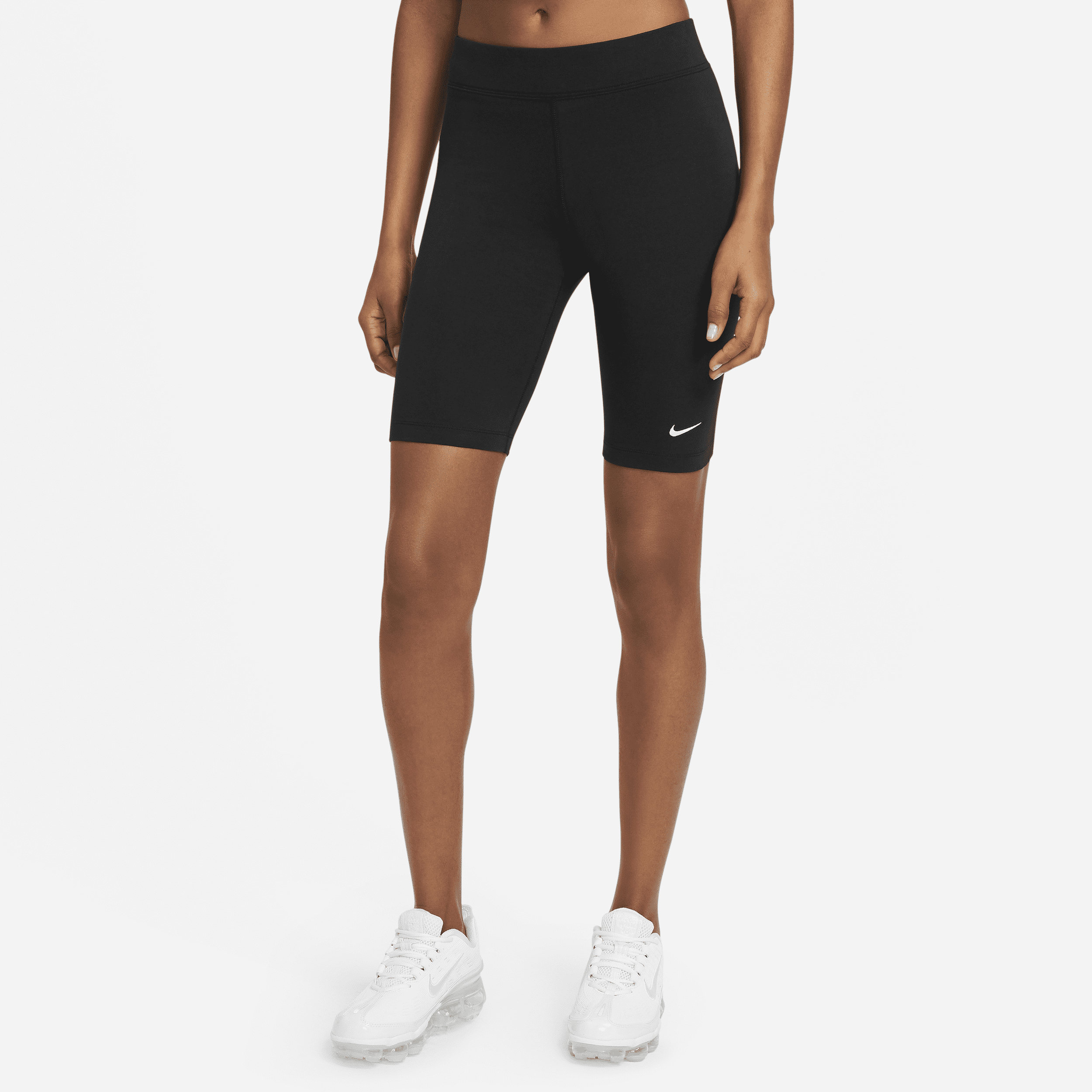 White biker shorts shop nike
