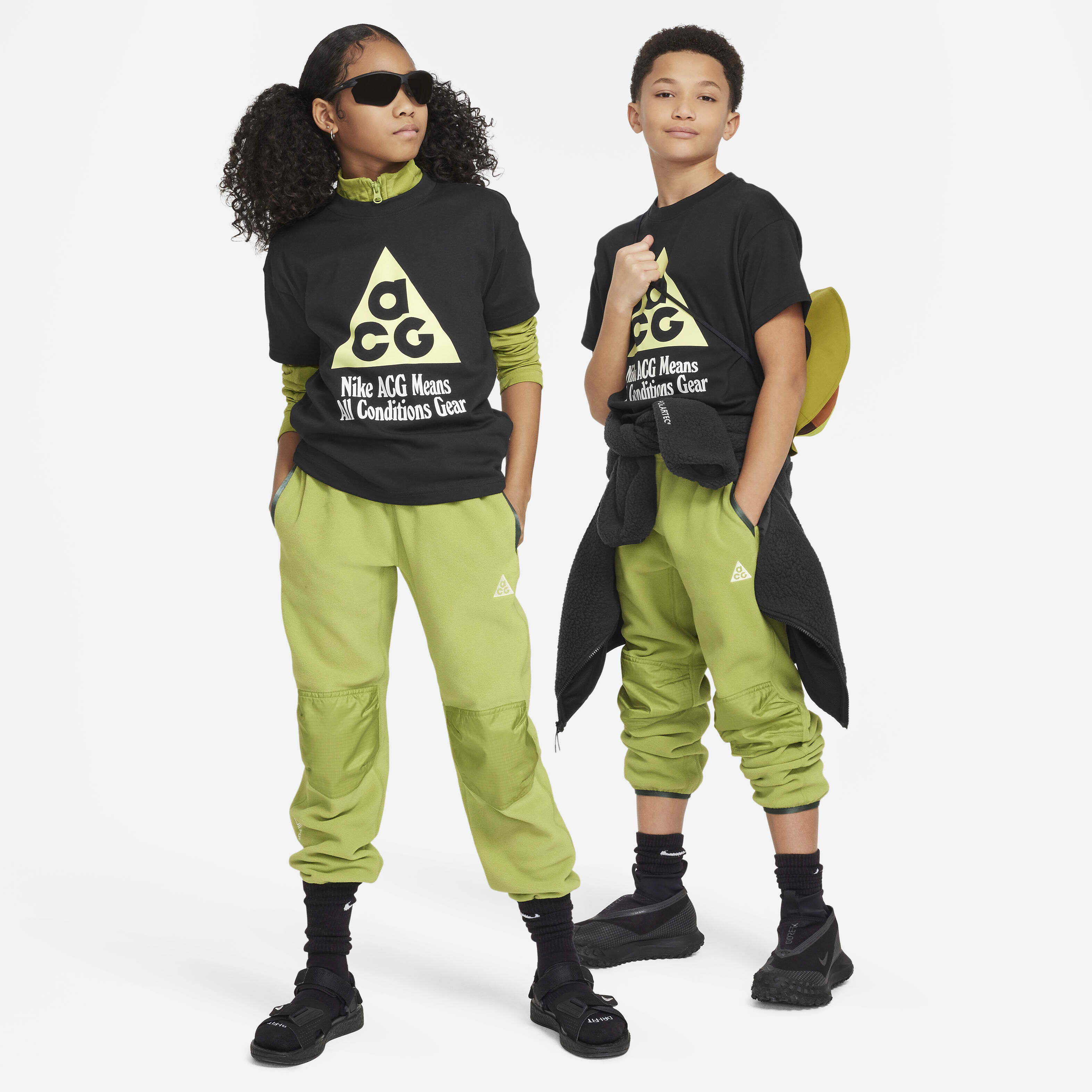 おすすめネット Buy Nike Trousers Kids' Older Tree' 'Wolf Polartec® ACG ロング