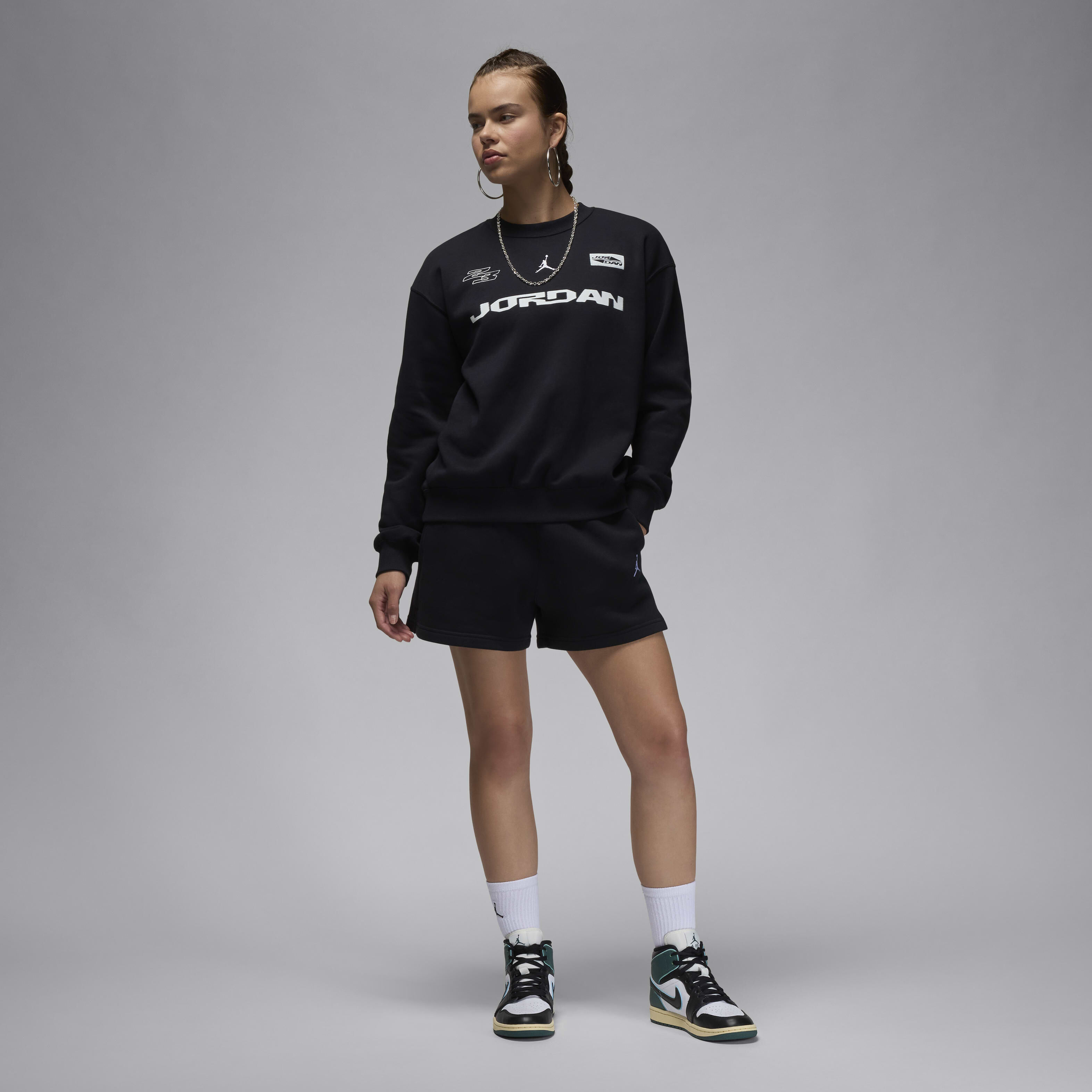 ナイキ ジョーダン Jordan 【 Women's Brooklyn Fleece Crewneck Womens 】 レディース Jordan Brooklyn Fleece Women's Crew-Neck Sweatshirt. Nike JP