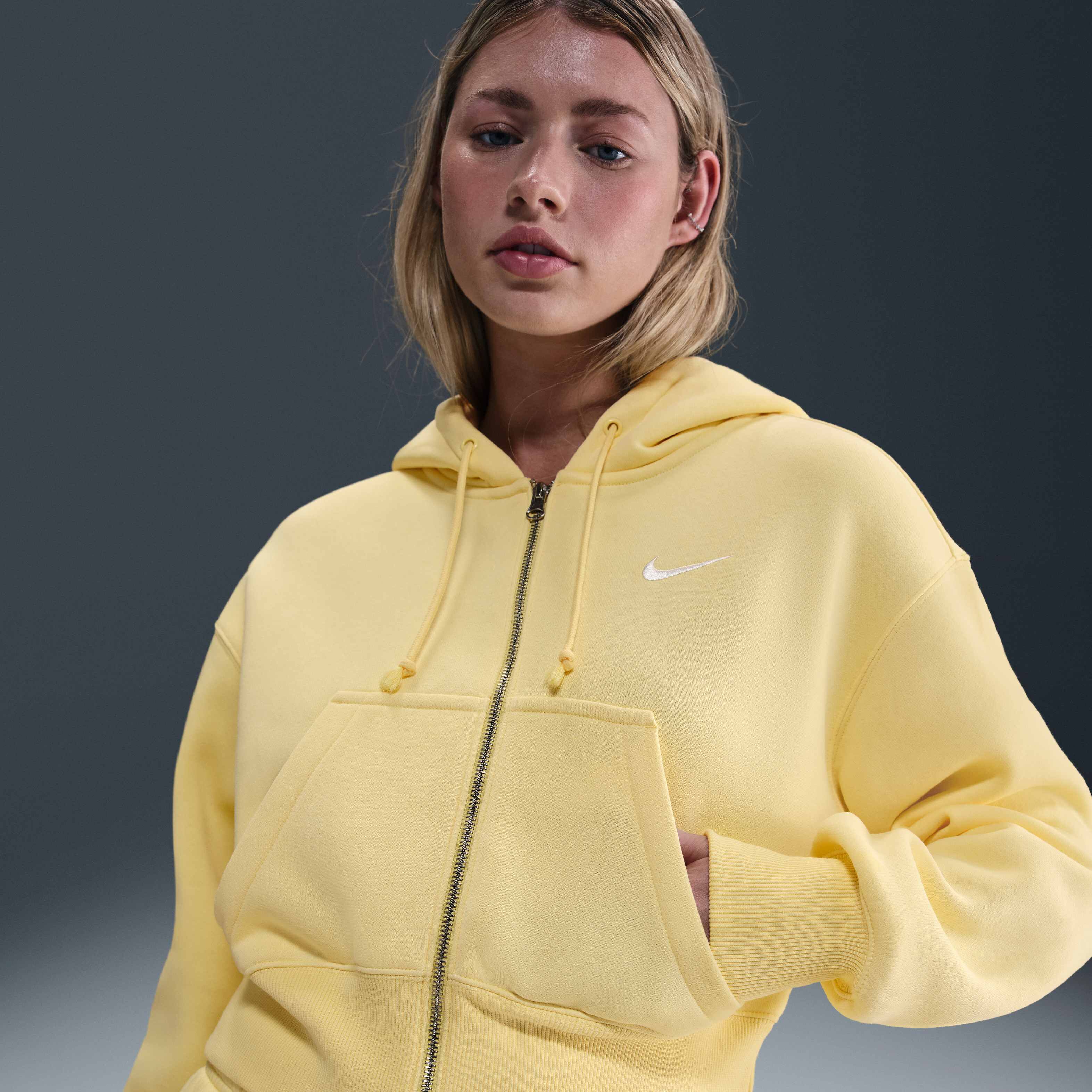 Buy Nike Sportswear Phoenix Fleece Women's Loose Full-Zip Cropped