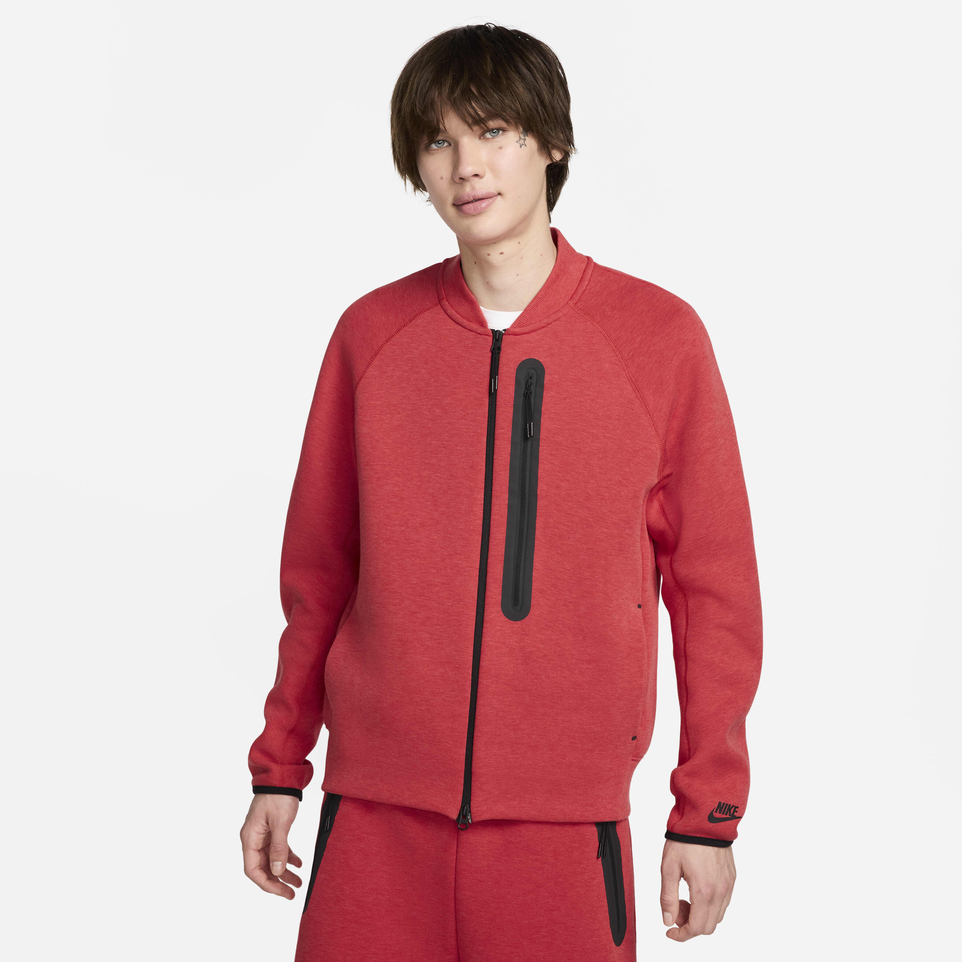 Nike sportswear fleece bomber jacket hotsell