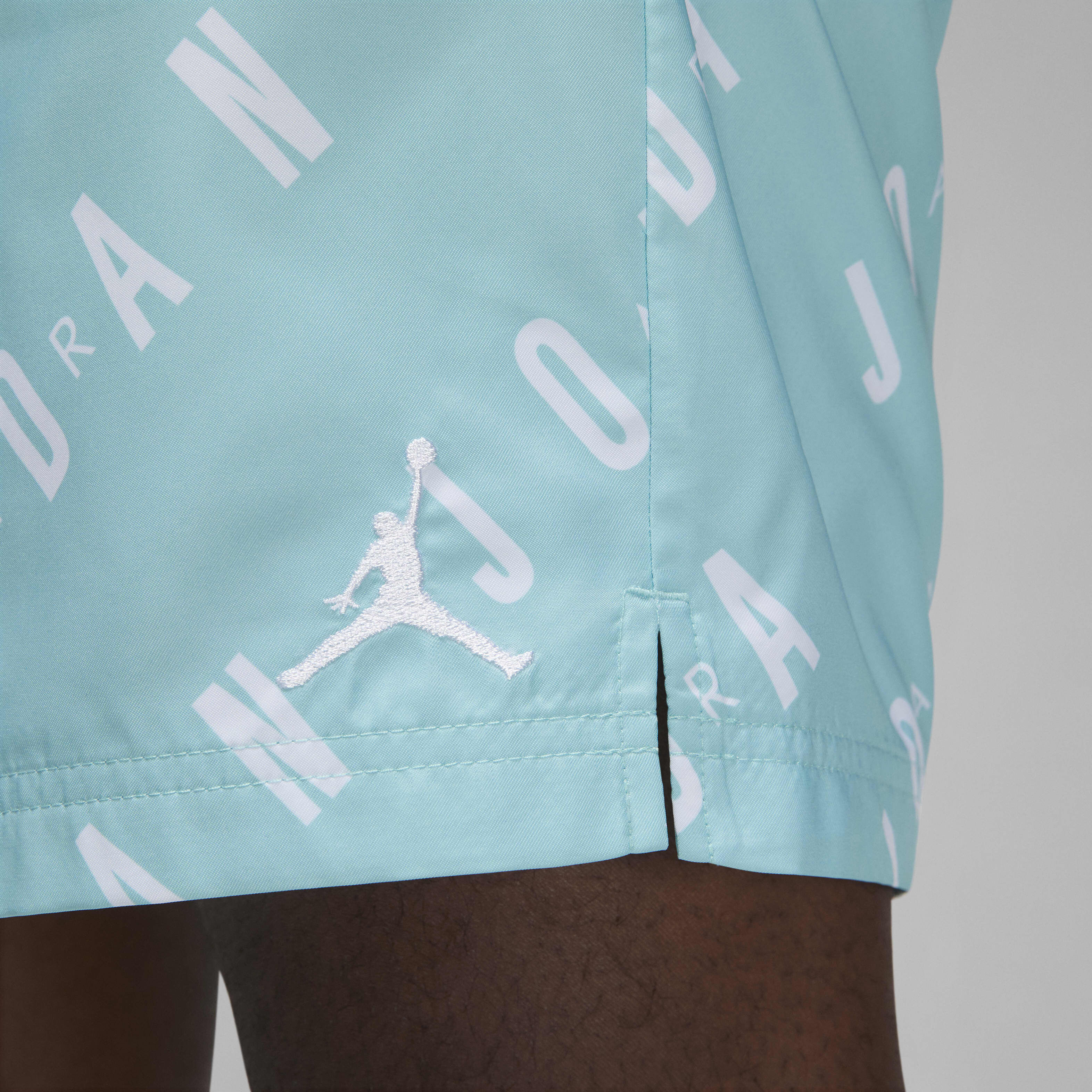 Buy Jordan Essentials Men's Poolside Shorts - Bleached Aqua