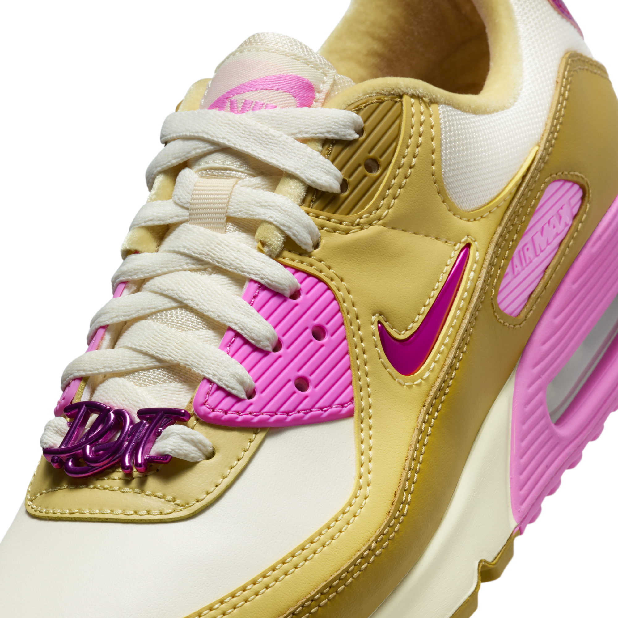 Nike air max cheap 90 topaz gold/white/laser fuchsia