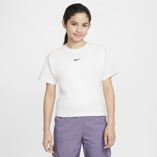 T-Shirts & Tops-Nike, Nike Sportswear Essential, Older Kids' (Girls') T-Shirt